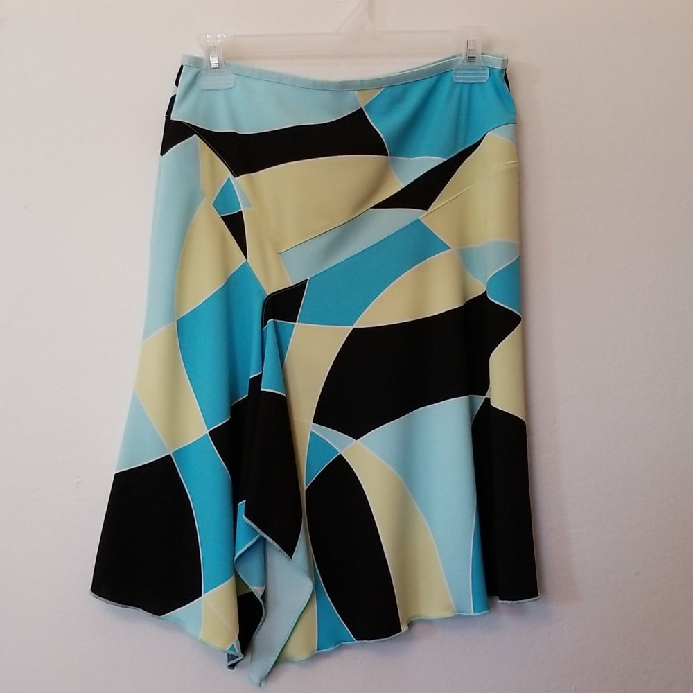 Y2K Express Handkerchief Hem Skirt Sz S